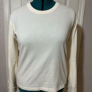 Elegant Cream Women's Top